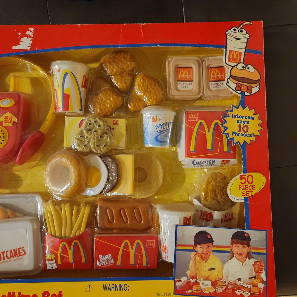 New Rare 2001 McDonald's 50 Piece Play Mealtime Set - Picture 4 of 12